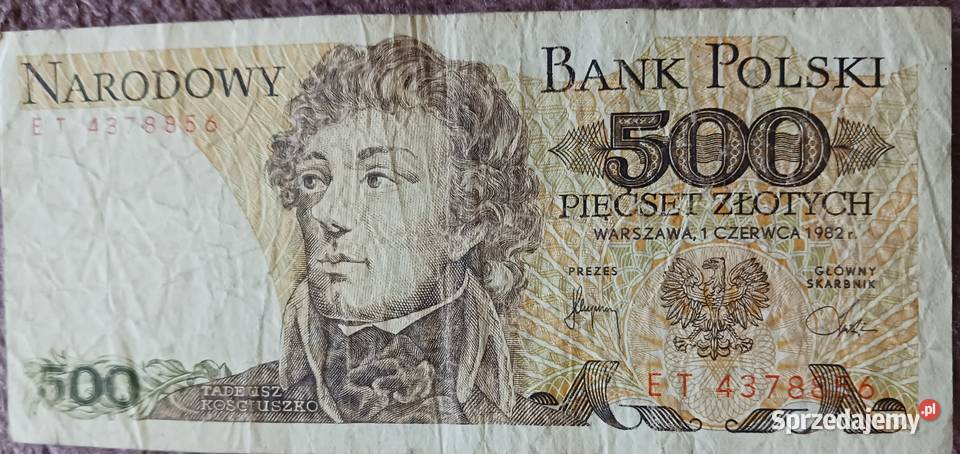 500 T Kościuszko seria ET 1VI1982 r
