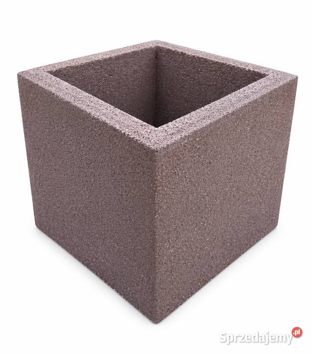 Gazony kwadratowe 40x40x30 donice betonowe Stoczek