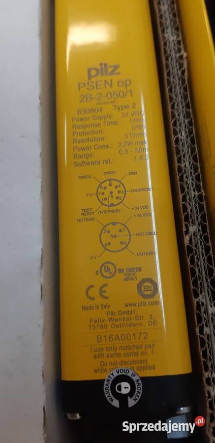 kurtyna pilz psen op 2b20501 Pozostałe Pszczyna