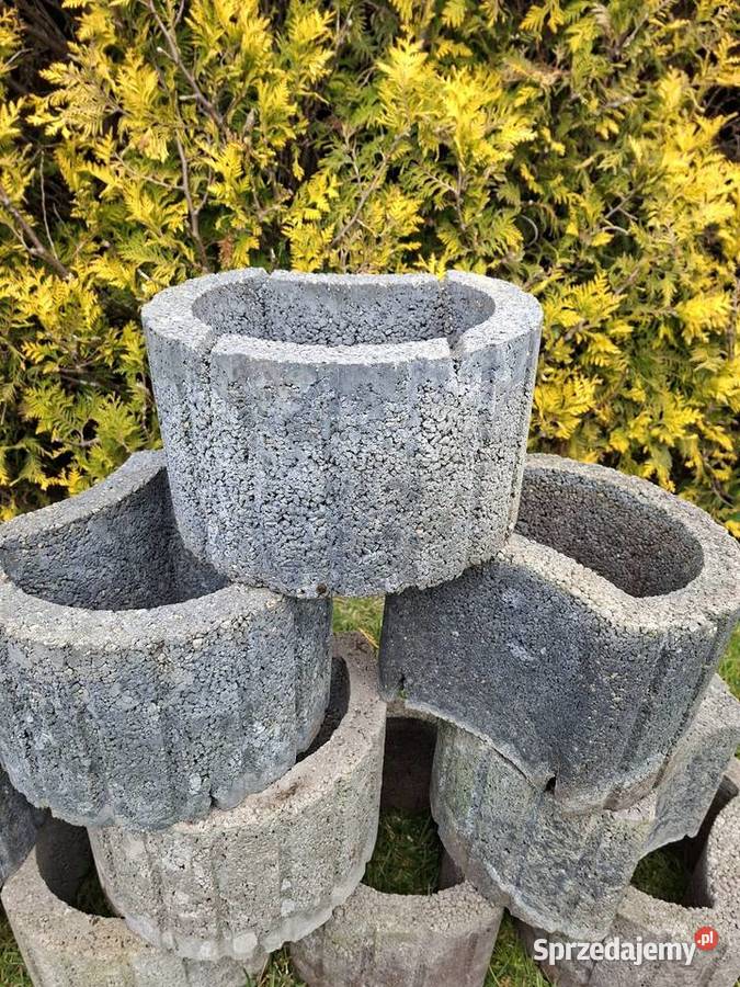 Gazon betonowy Półksiężyc 20x35 donica ogrodowa Małkinia Górna