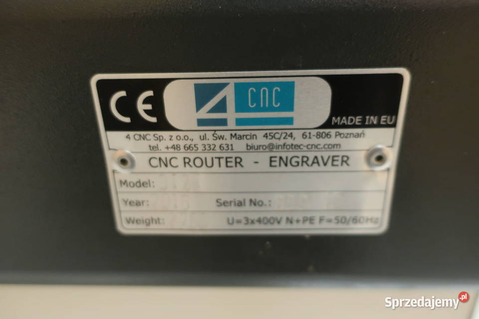 Centrum obróbcze CNC INFOTEC Częstochowa