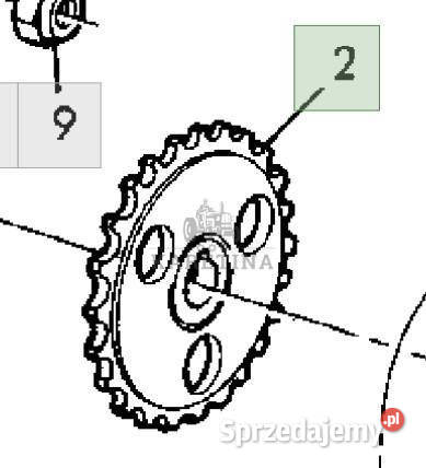 John Deere 2054 2056 2058 Koło Zębate 29 Zębów Jastrzębniki sprzedam