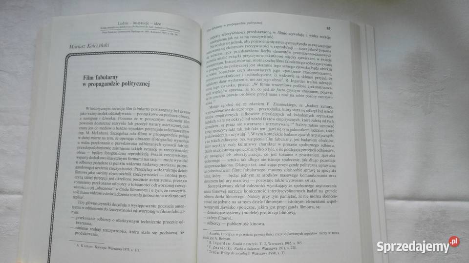 Ludzie instytucje idee red J Iwanek 1997 KSIĄŻKA Katowice sprzedam