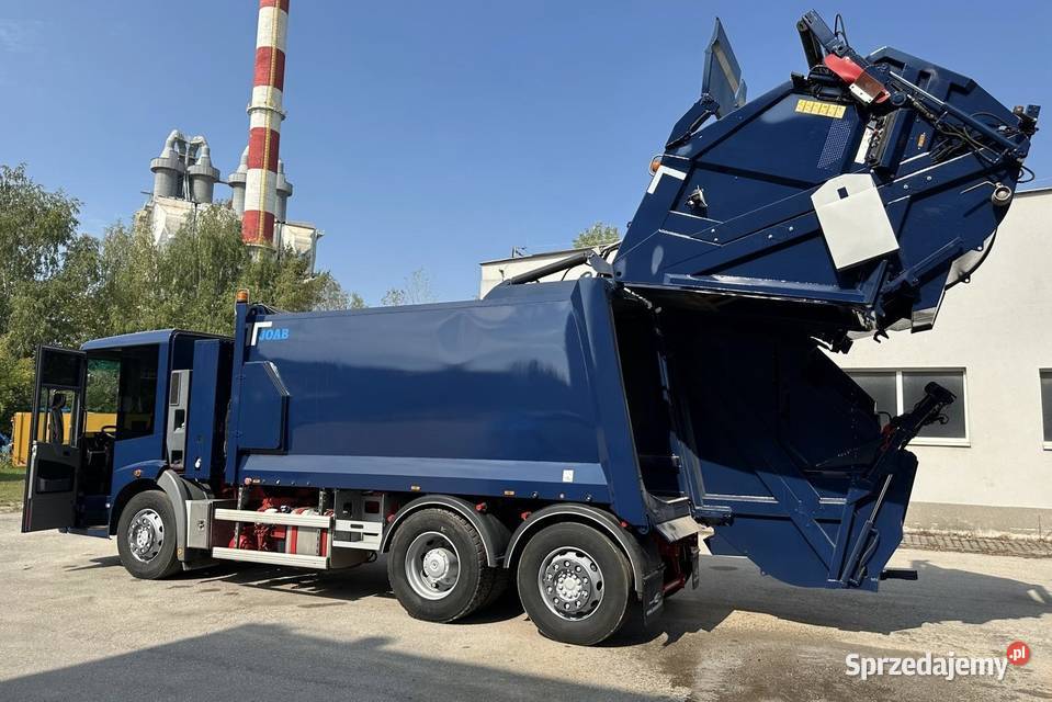 Mercedes Econic 2630 śmieciarka DWUKOMOROWA JOAB granatowy świętokrzyskie Wola Murowana