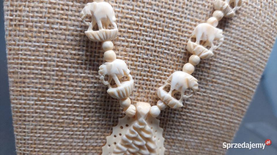 Naszyjnik ze słoniami lubelskie Lublin