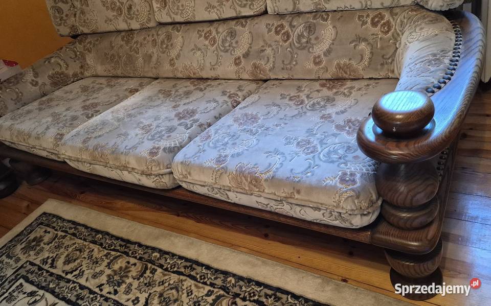 Sofa fotele elegancki komplet mebli Komplety wypoczynkowe Sypniewo