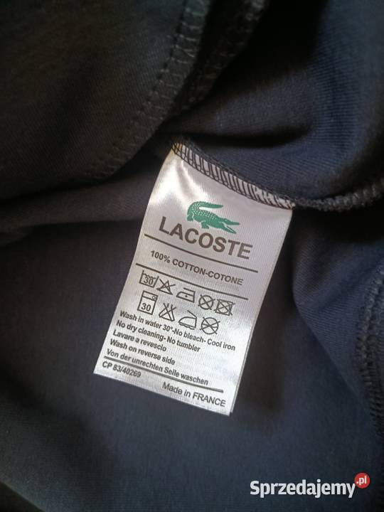 Bluza rozpinana Lacoste Regular Fit niebieski podlaskie Białystok
