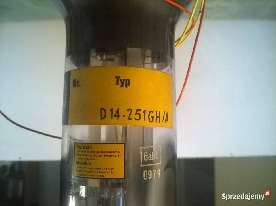 Lampa oscyloskopowa D14251 GH VALVO Łódź