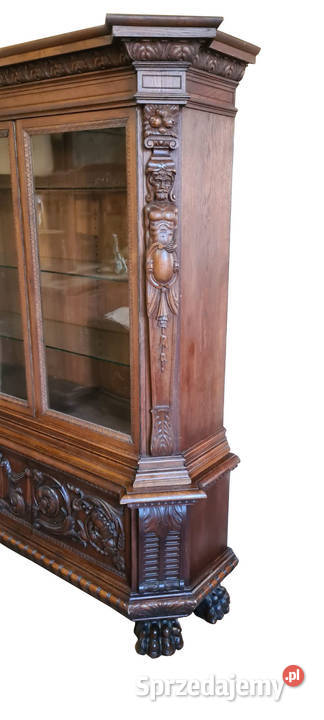 WSPANIAŁA WITRYNA BIBLIOTEKA NEORENESANSOWA Szczecin