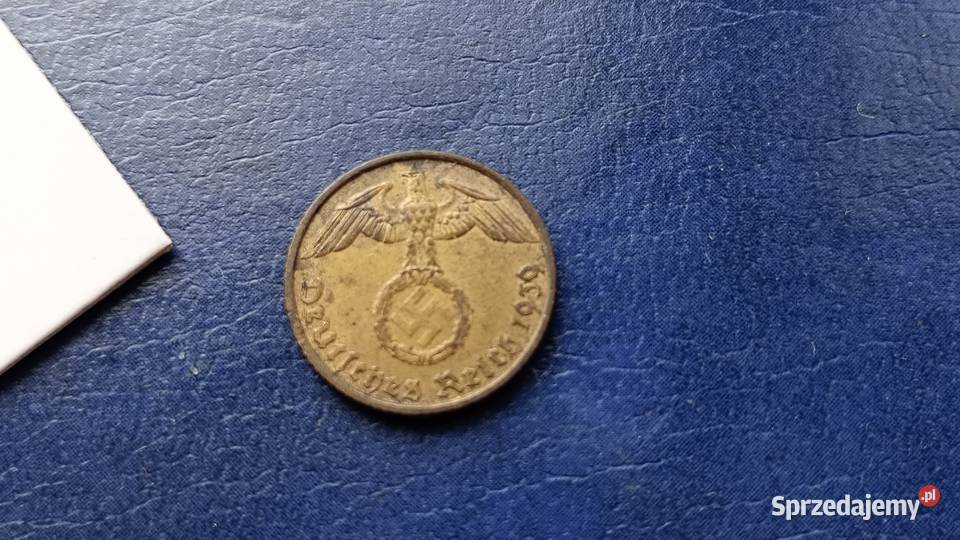 Stare monety 5 fenig 1939 B Niemcy