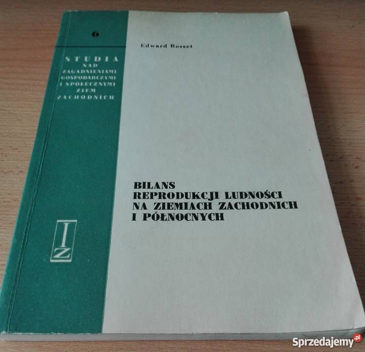 Bilans reprodukcji ludności na Ziemiach Książki i Podręczniki Gdańsk
