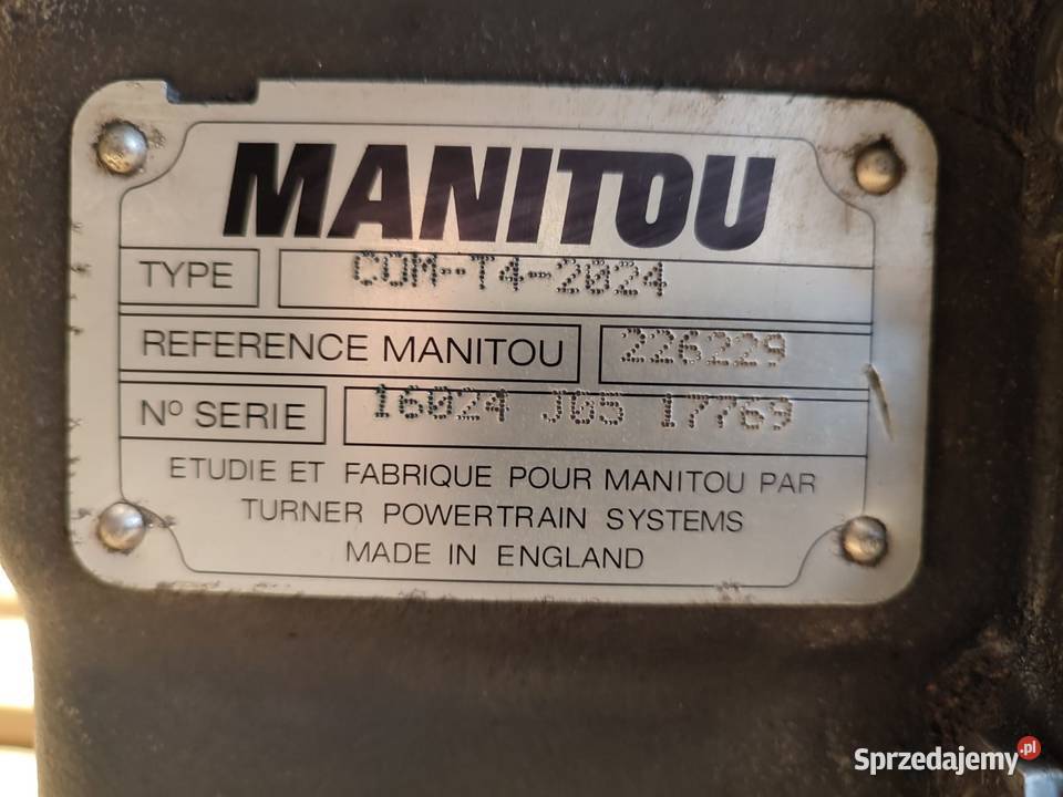 Skrzynia biegów 226229 Manitou COMT42024 Wilkowo