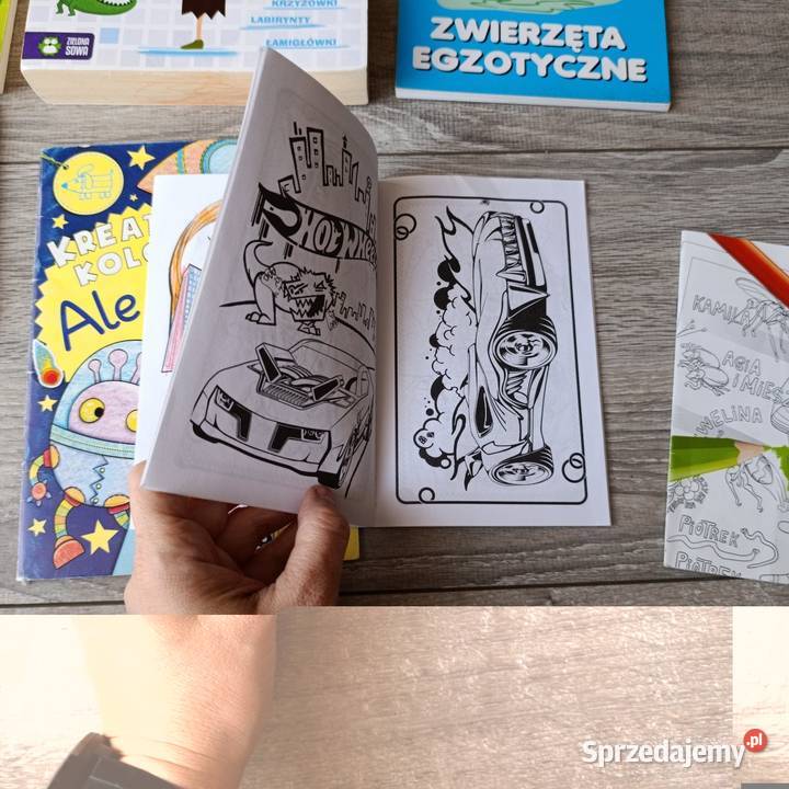 zestaw kolorowanek łamigłówek wielkopolskie Poznań