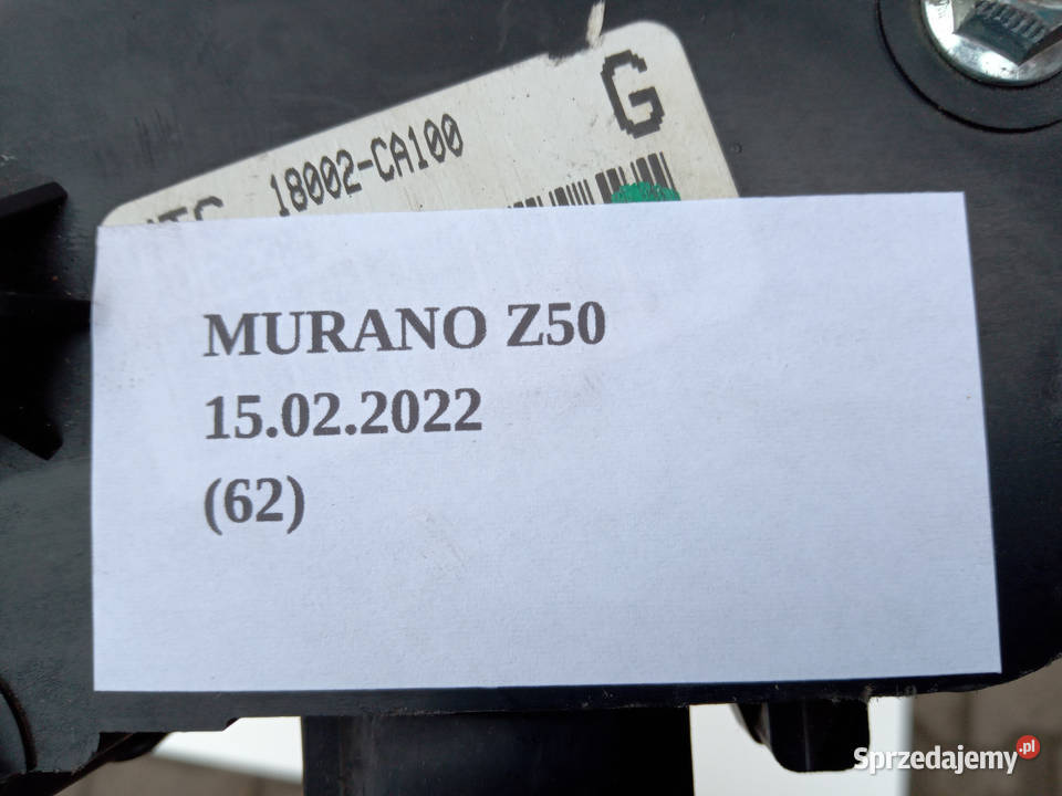 PEDAŁ GAZU POTENCJOMETR NISSAN MURANO Z50 osobowe Nowy Tomyśl