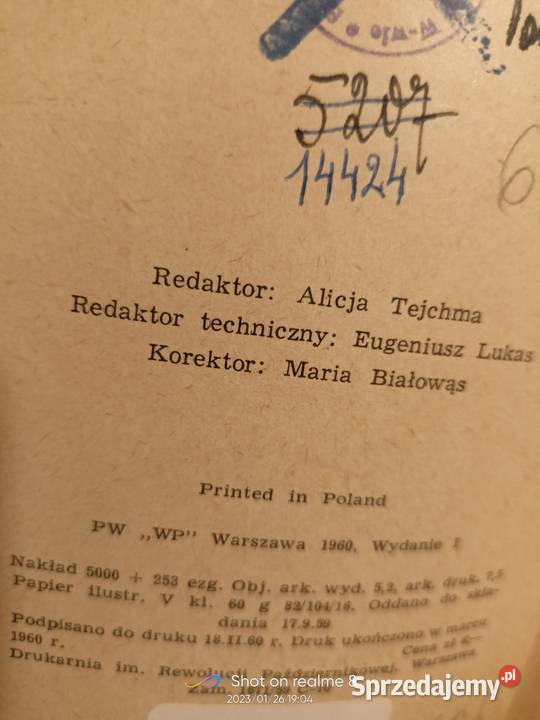 Powszedni dzień roślin Starck książki Warszawa Rok wydania 1960