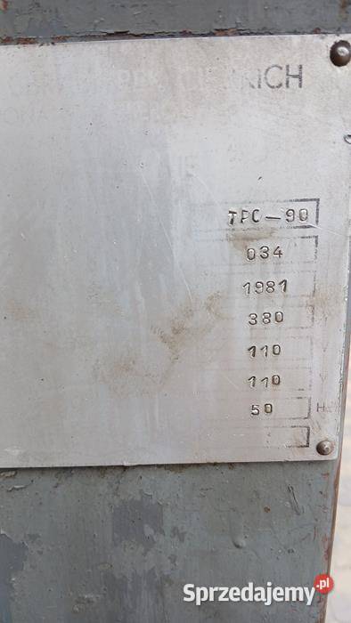 Tokarka tarczowa PORĘBA TPC 90 5500000 Netto Biznes i Przemysł Krobia