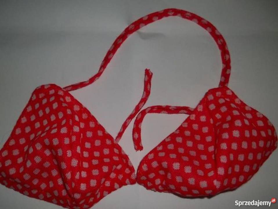 Bikini kostium kąpielowy dziewczęcy nowy czerwony Stroje kąpielowe