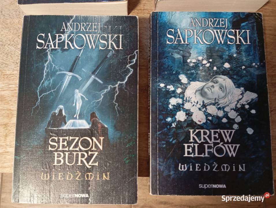 Wiedźmin Sapkowski 4 części Bydgoszcz