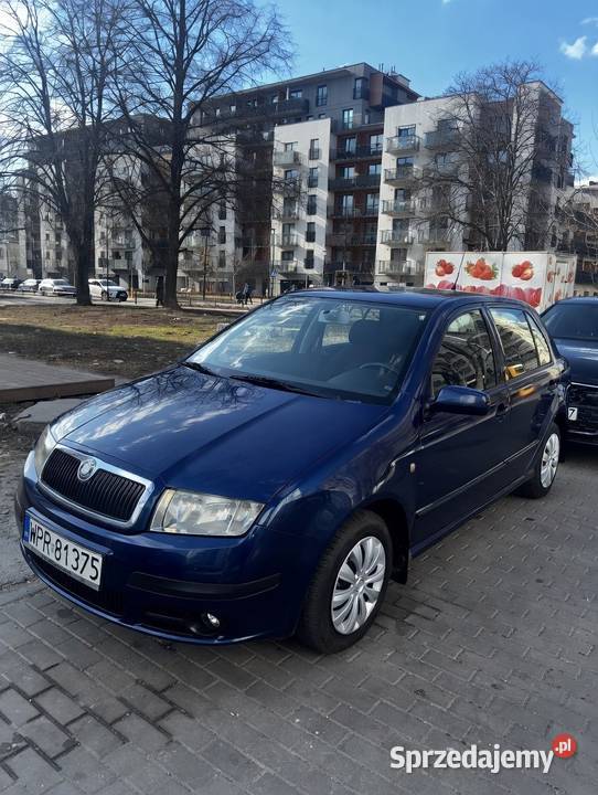Skoda Fabia LIFT 2007 14 MPI granatowy Warszawa
