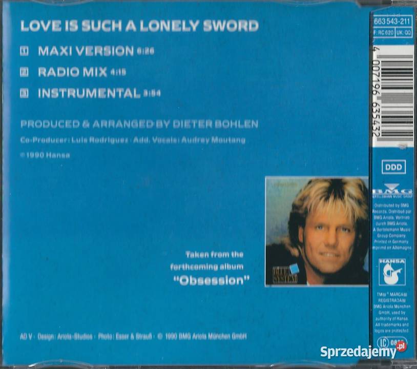 Maxi CD Blue System Love Is Such A Lonely Sword