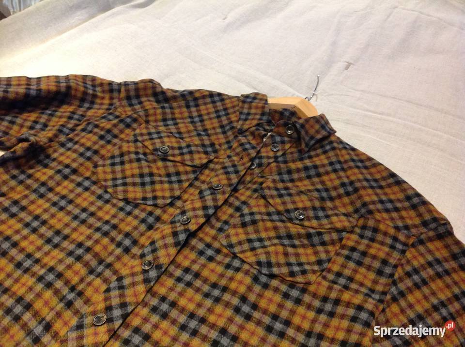 Koszula w Krate Damska BENETTON XS oversize NOWA Nowa Sól