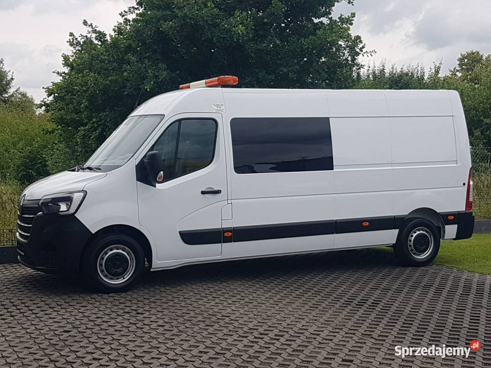 Renault Master 7 OSÓb L3H2 BRYGADÓWKA DŁUGI immobilizer Poręba