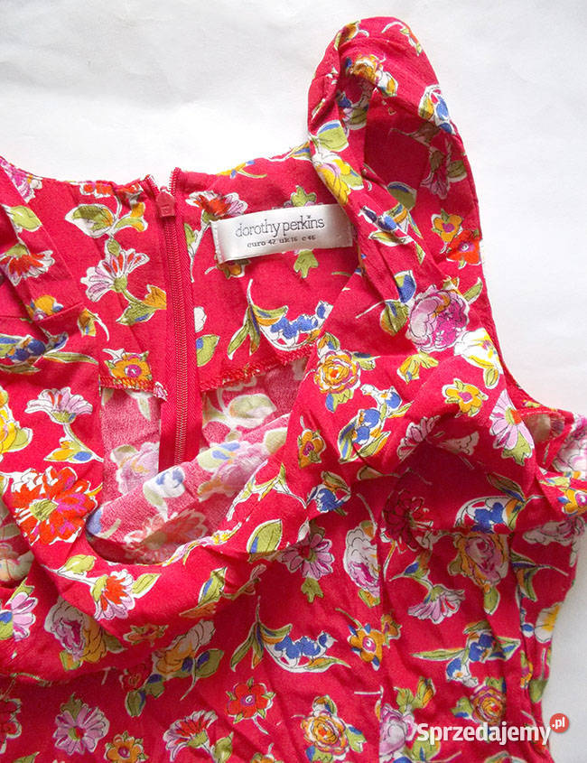 dorothy perkins sukienka w kwiaty kolorowa Rozkloszowana  mazowieckie Warszawa