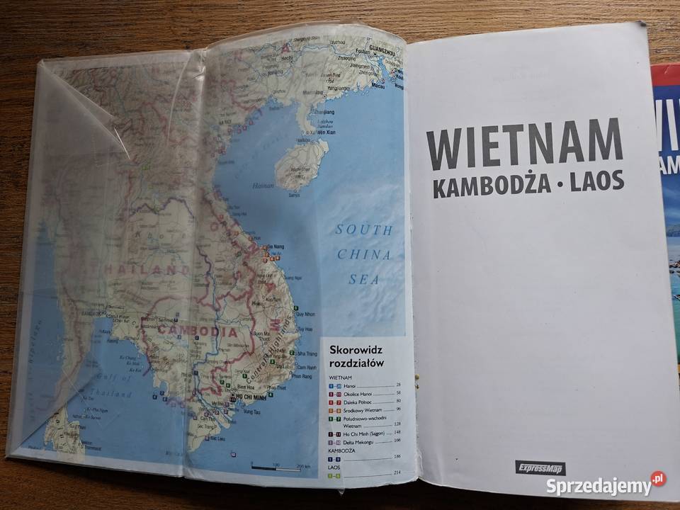 Wietnam Kambodża Laos przewodnik 3 w 1 Mapy i przewodniki małopolskie Kraków
