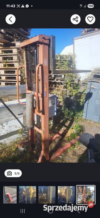 Wozek paletowy uzywany mazowieckie Legionowo sprzedam