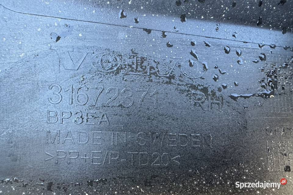 Listwa progowa prawa rh Volvo xc90 II 2 717 onyx osobowe Progi Międzychód