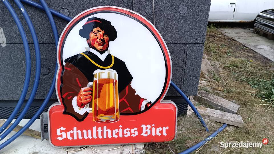 Stara reklama piwa schultheiss bier Gorzów Wielkopolski