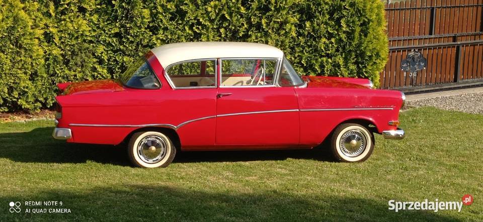Opel Rekord z 1960 roku remoncie manualna Strumień