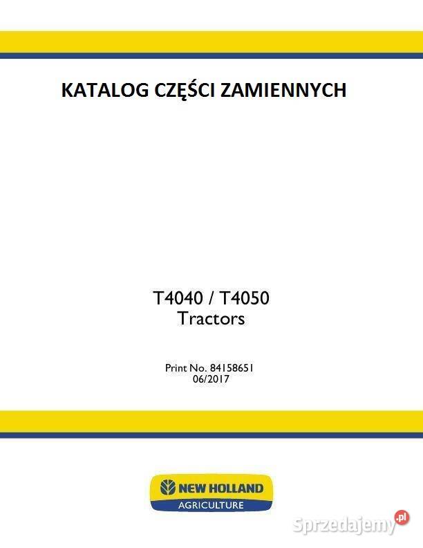 Holland T4050 katalog cześci świętokrzyskie Kielce
