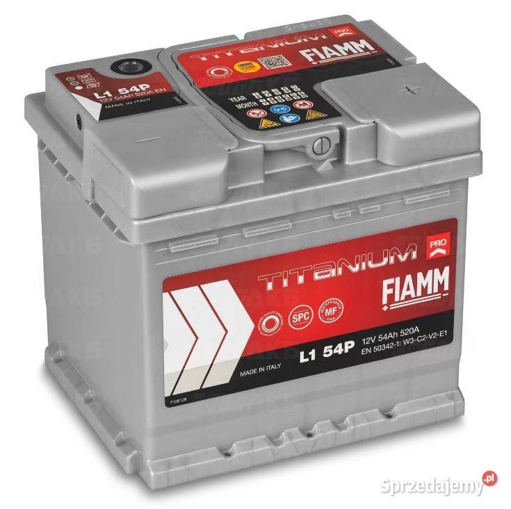 Akumulator FIAMM TITANIUM PRO 12V 54Ah 520A Wałbrzych