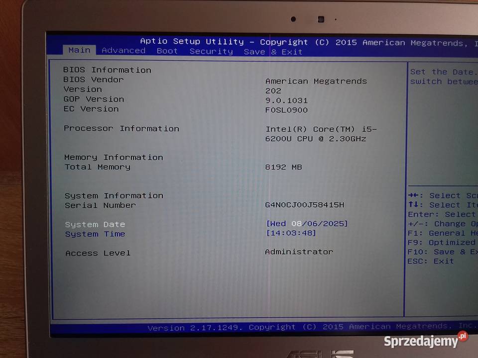 Laptop Asus ZenBook UX303U Core i5 6200U GeForce kujawsko-pomorskie Bydgoszcz