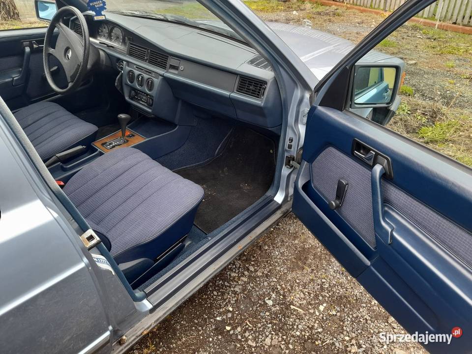 MERCEDES 190E 1987r ORYGINALNY LAKIER AUTOMAT benzyna Wałbrzych