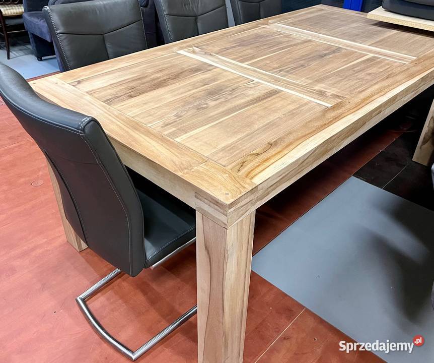 Niezwykły stół z drewna teakowego 200x100cm Habufa