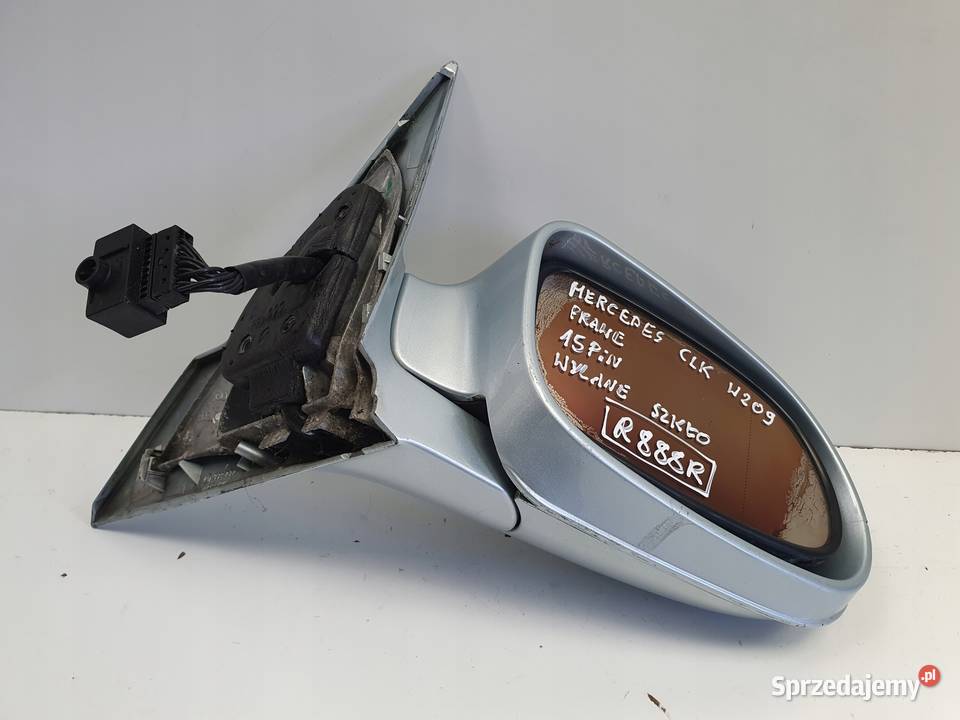 LUSTERKO PRAWE Mercedes CLK W209 0209r PASAŻERA Rudka sprzedam