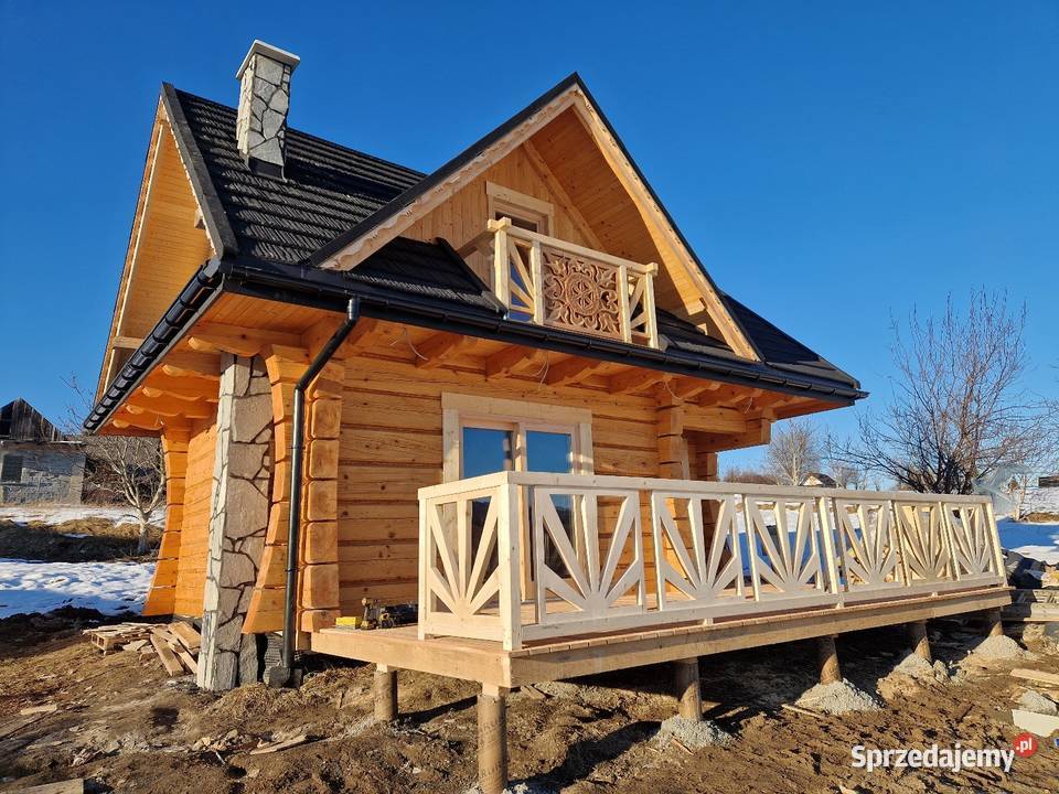 Gotowe panele na balustrady drewniane małopolskie Wieliczka usługi budowlane