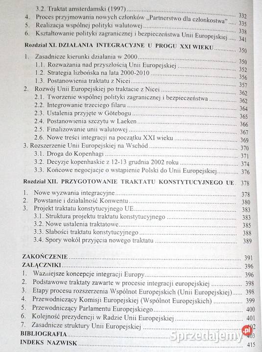 idei do integracji europejskiej Kazimierz Chełm sprzedam