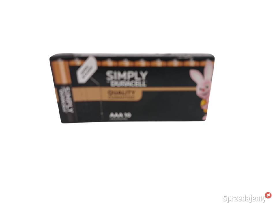 Baterie alkaliczne Duracell SIMPLY AAA R3 10 Katowice