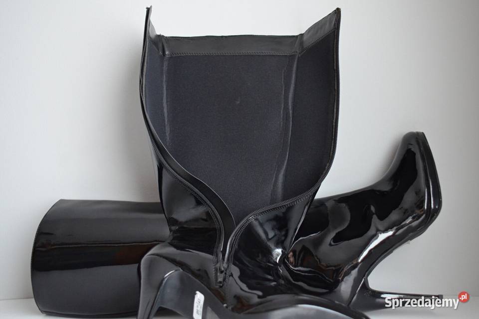 POŁYSKUJĄCE kozaki SMH na UWODZICIELSKIEJ Białystok