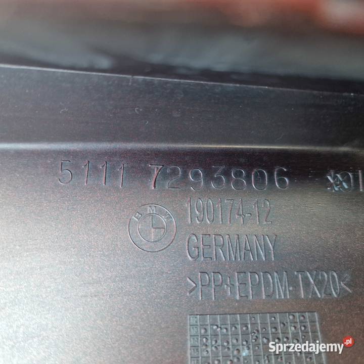 BMW 3 GT F34 ZDERZAK PRZEDNI 51117293806 osobowe Zderzaki Motoryzacja Bieleń