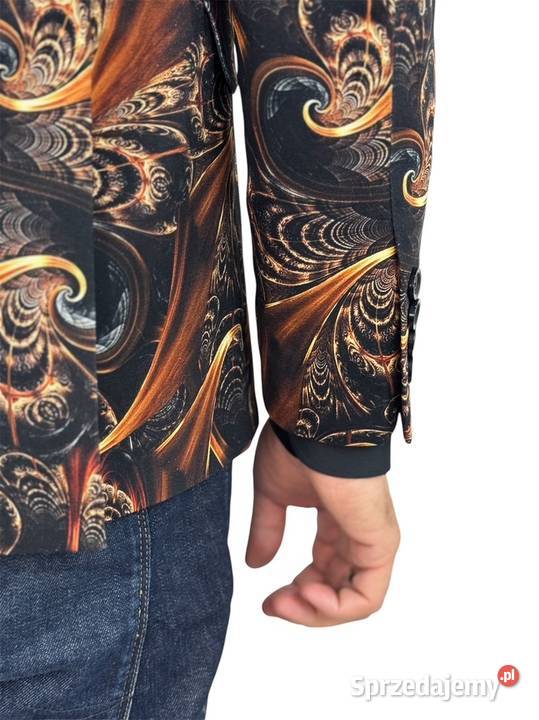 MARCO MILANO Marynarka męska C24 czarna złota sprzedam