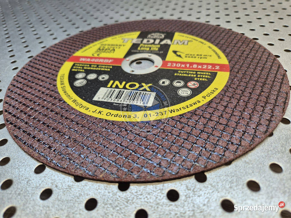 50 sztuk Tarcza do cięcia metalu i stali inox