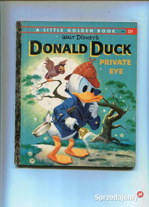 A Little Golden Book Donald Duck Private eye Szczecin