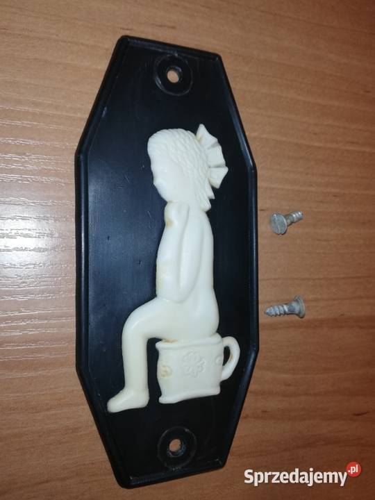 Zawieszka do WC Retro Vintage lata 70te XX Warszawa