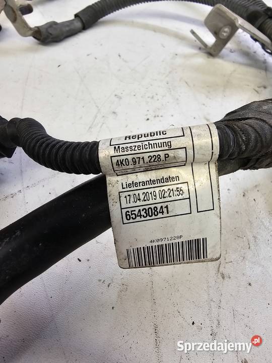 WIĄZKA ROZRUSZNIKA AUDI A6 A7 20 TDI 4K0971228P Przystajń sprzedam