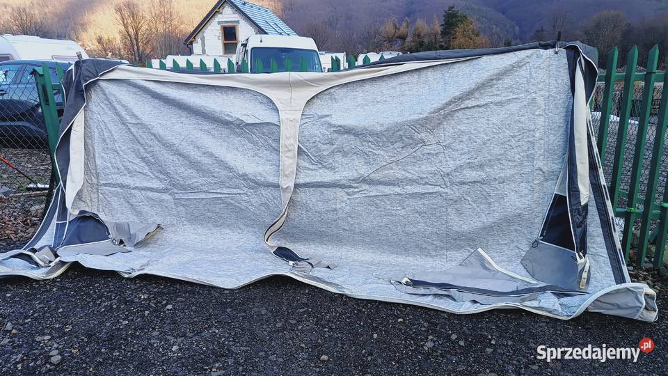 przedsionek przystawka namiot do przyczepy Międzybrodzie Bialskie