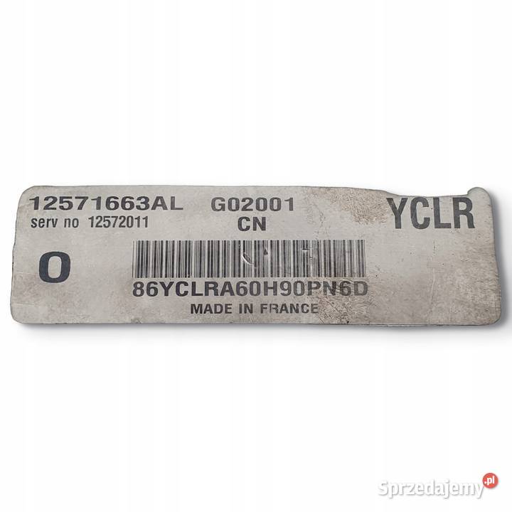 STEROWNIK SILNIKA Opel Vectra C 22 16V